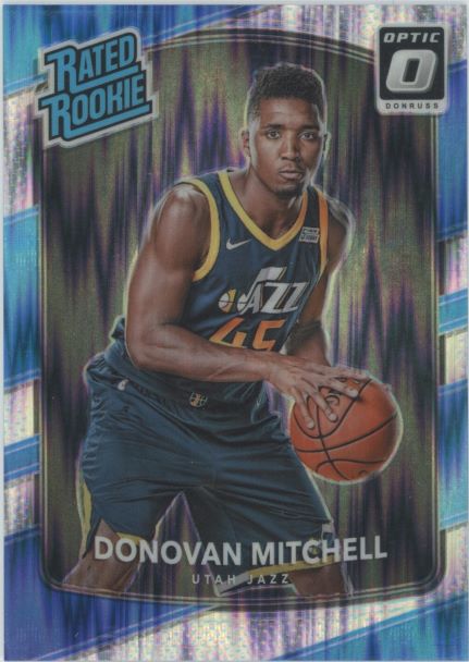 2017-18 Donruss Optic Donovan Mitchell Shock Rated Rookie #188