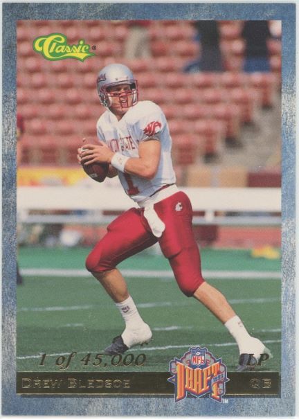 1993 Classic Drew Bledsoe Draft #1/45000 #LP1