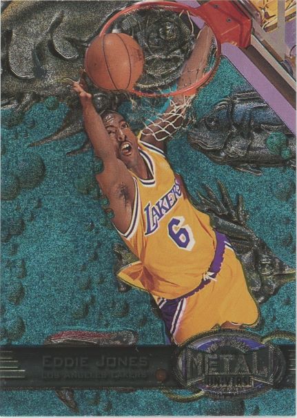 1997-98 Sky Box Eddie Jones Metal Universe #94