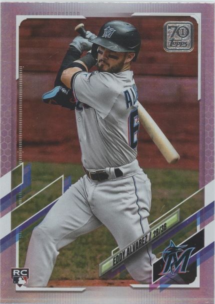 2021 Topps Eddy Alvarez Rookie Silver Foil #326