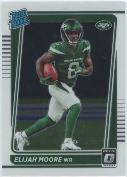 2021 Donruss Optic Elijah Moore Rated Rookie #216