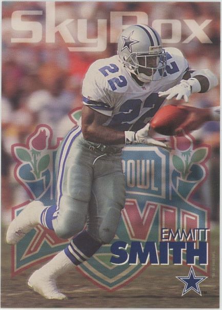 1993 Sky Box Emmitt Smith Super Bowl 27 #22