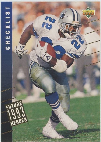 1993 Upper Deck Emmitt Smith Checklist #45