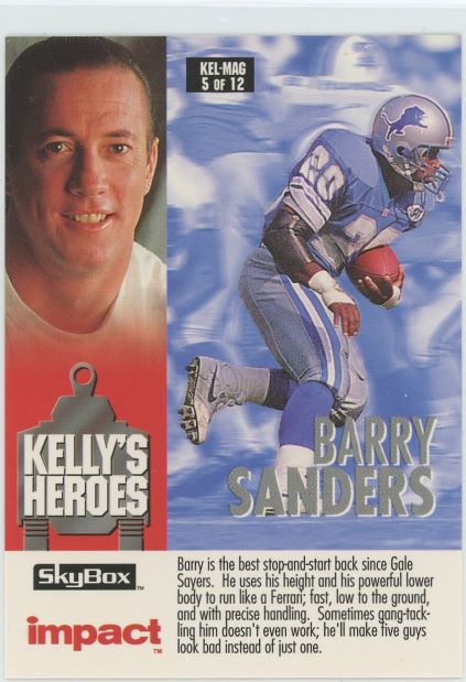 1993 Sky Box Impact Emmitt Smith/Barry Sanders Kelly's Heroes #5