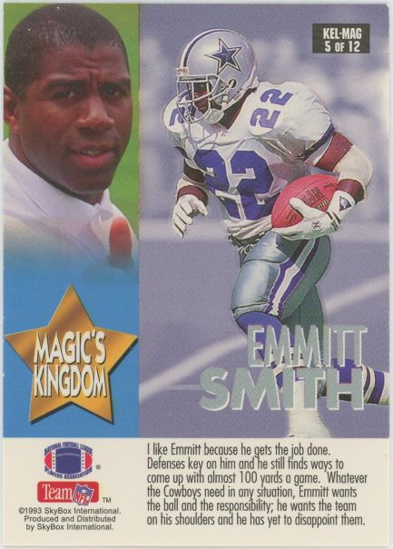 1993 Sky Box Impact Emmitt Smith/Barry Sanders Kelly's Heroes #5