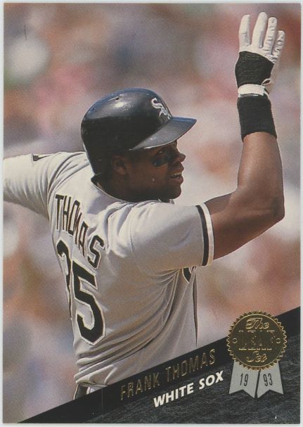 1993 Leaf Frank Thomas #195