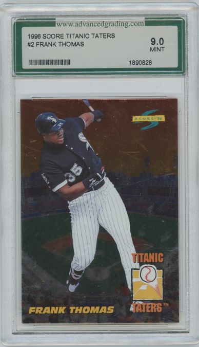 1996 Score Frank Thomas Titanic Taters AGS 9 #2