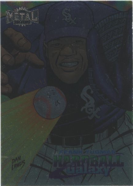 1998 Sky Box Frank Thomas Metal Universe #215