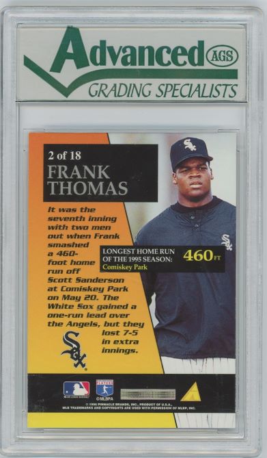 1996 Score Frank Thomas Titanic Taters AGS 9 #2