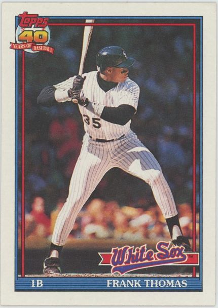 1991 Topps Frank Thomas #79