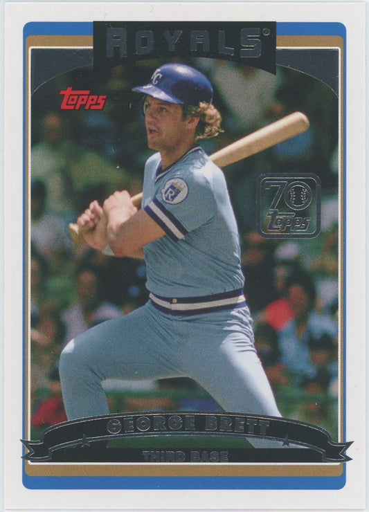 2021 Topps Series 1 George Brett 70 Years of Topps