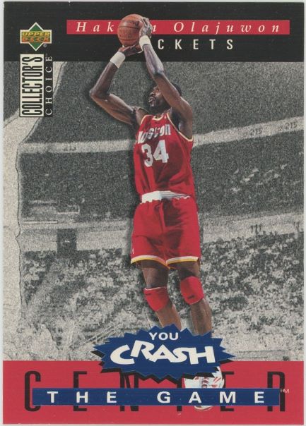 1994 Upper Deck Hakeem Olajuwon Collector's Choice You Crash the Game #S8