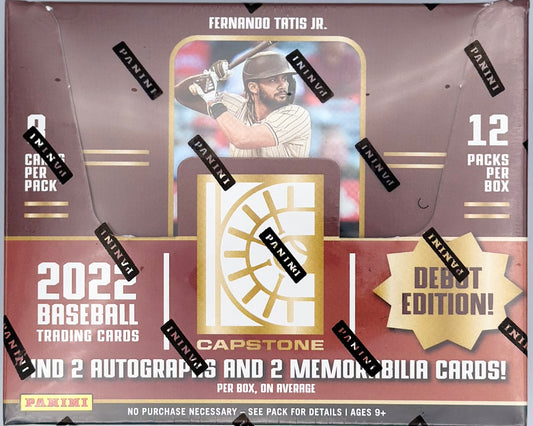 2022 Panini Capstone Baseball Sealed Hobby Box