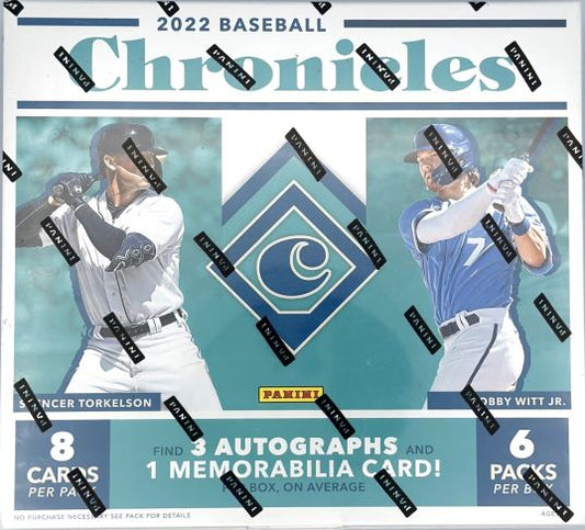 2022 Panini Chronicles Baseball Hobby Box