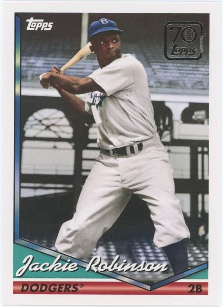 2021 Topps Series 1 Jackie Robinson 70 Years of Topps Baseball