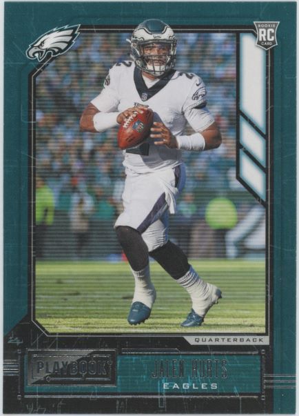 2020 Panini Playbook Jalen Hurts Rookie #112