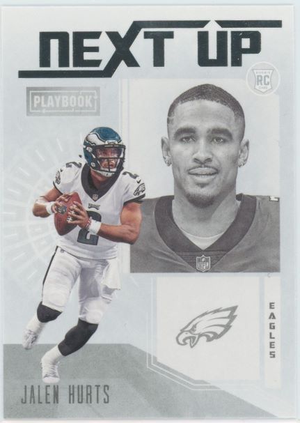 2020 Panini Playbook Jalen Hurts Next Up Rookie