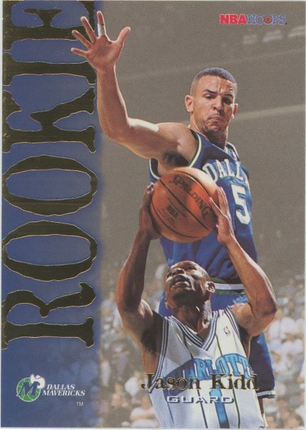 1995 NBA Hoops Jason Kidd Rookie #317