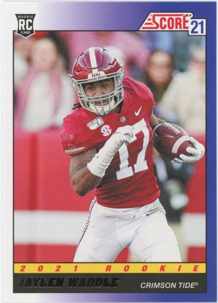 2021 Panini Score Jaylen Waddle Rookie #TB7