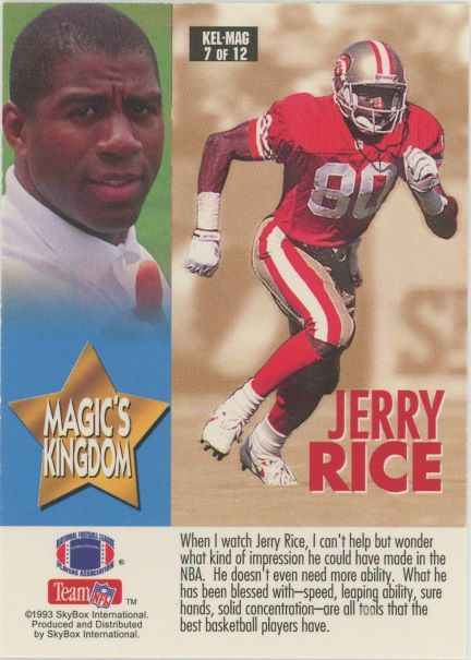 1993 Sky Box Jerry Rice/Andre Reed Magic's Kingdom #7