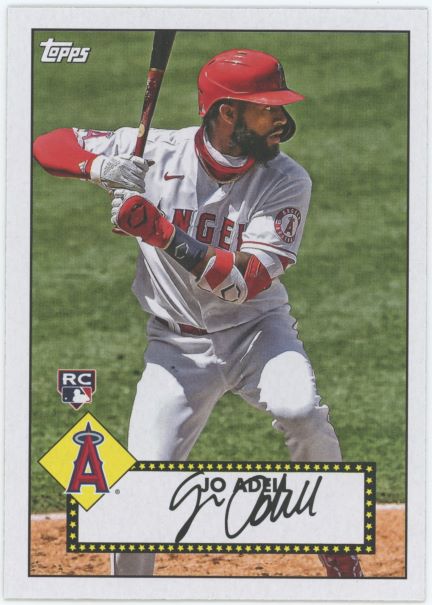 2021 Topps Series 1 Jo Adell 1952 Insert Rookie