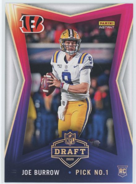 2020 Panini Instant Joe Burrow Rookie  1/8156 #1