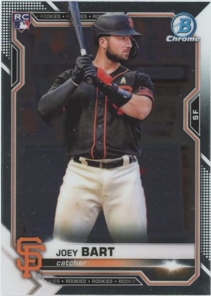 2021 Bowman Chrome Joey Bart Rookie #23