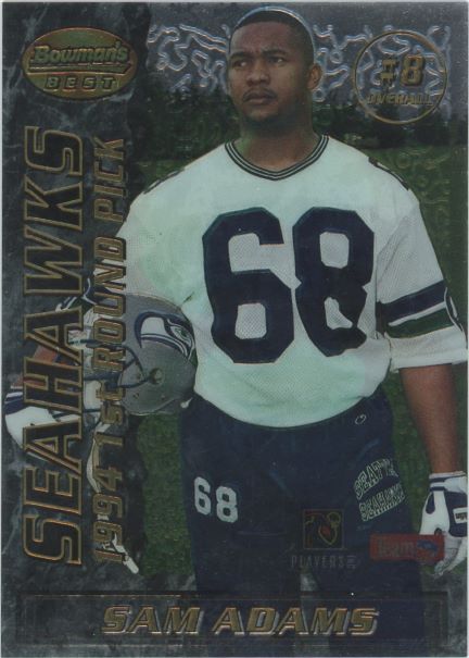 1995 Bowman's Best Joey Galloway/Sam Adams #8