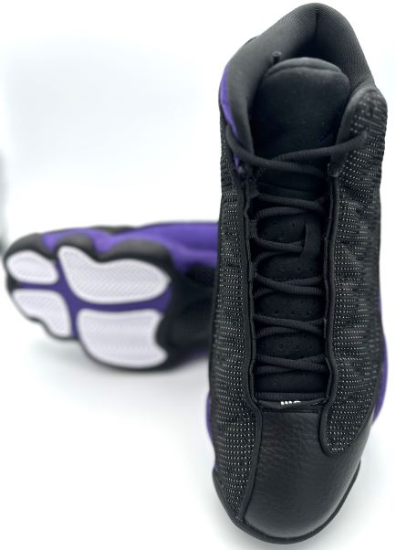 Jordan 13 Retro Black/Court Purple Men Sizes