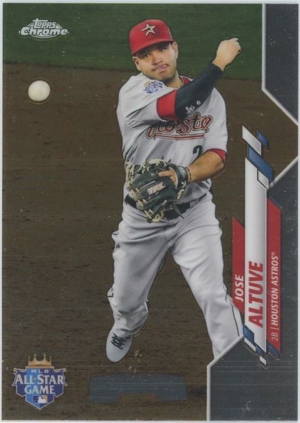 2020 Topps Chrome Update Jose Altuve All Star Game #U-79