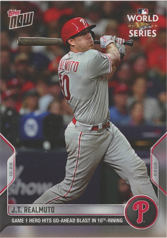 2022 Topps Now JT Realmuto World Series #1136