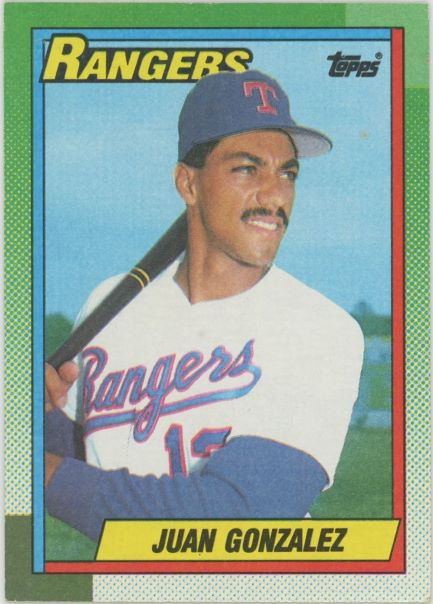 1990 Topps Juan Gonzalez Rookie #331