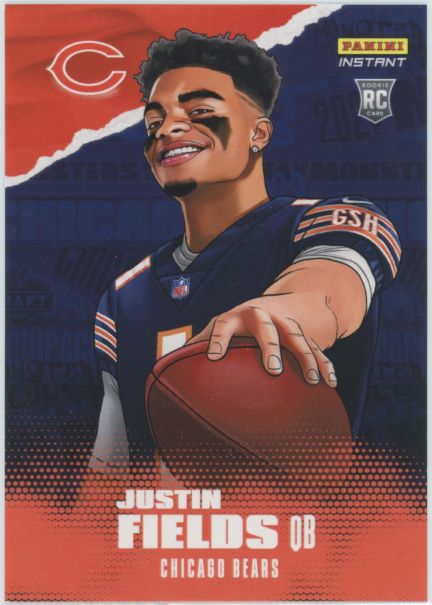 2021 Panini Illustration Series Justin Fields Rookie #1/7167