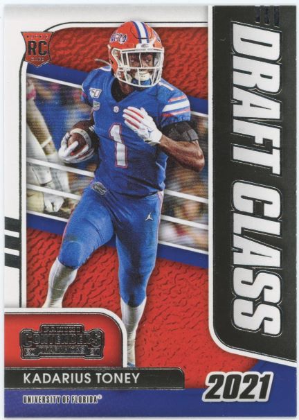 2021 Panini Contenders Draft Picks Kadarius Toney Draft Class Rookie #26