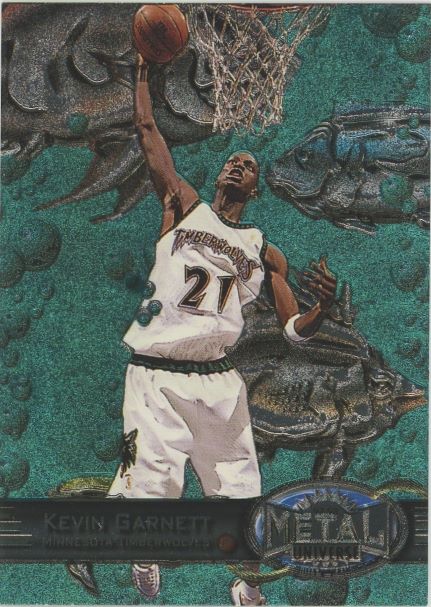 1997-98 Sky Box Kevin Garnett Metal Universe #109