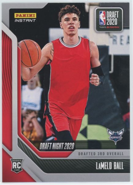 2020-21 Panini Instant Draft Night Lamelo Ball Rookie #1/3073