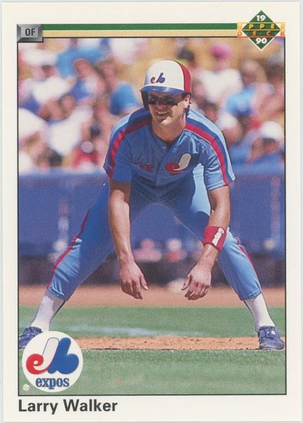 1990 Upper Deck Larry Walker Rookie #466