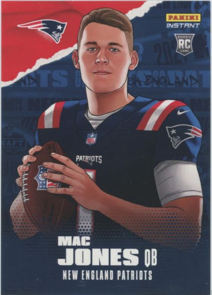 2021 Panini Illustration Series Mac Jones Rookie #1/5553