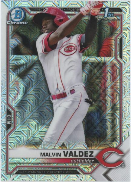 2021 Bowman Chrome Malvin Valdez 1st Bowman Mojo #BCP-184