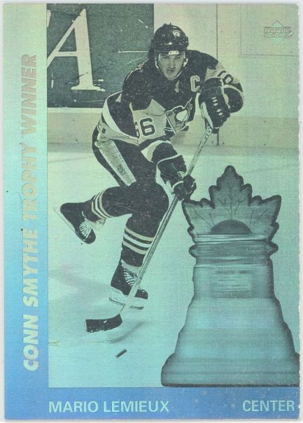 1991 Upper Deck Mario Lemieux Conn Smythe Hologram #AW9