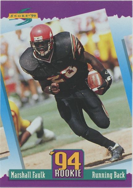 1994 Score Marshall Faulk Rookie #277