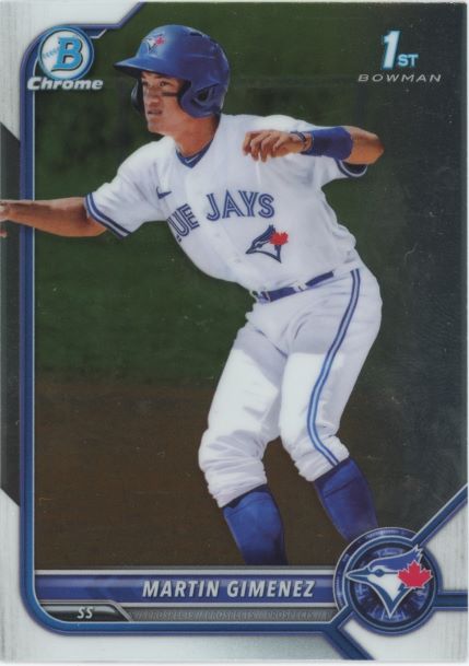 2022 Bowman Chrome Martin Gimenez 1st Bowman #BCP-97