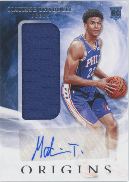 2019-20 Panini Origins Matisse Thybulle Rookie Patch Auto #180