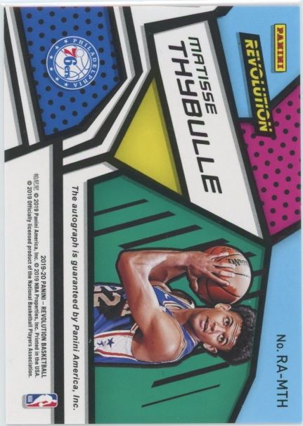 2019-20 Panini Revolution Matisse Thybulle Auto Rookie