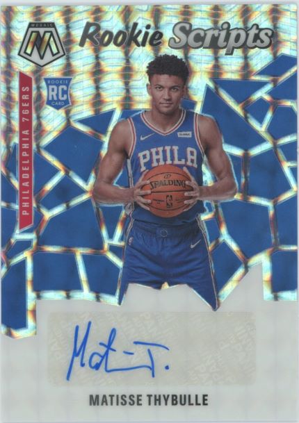 2019-20 Mosaic Matisse Thybulle Silver Scripts Auto Rookie