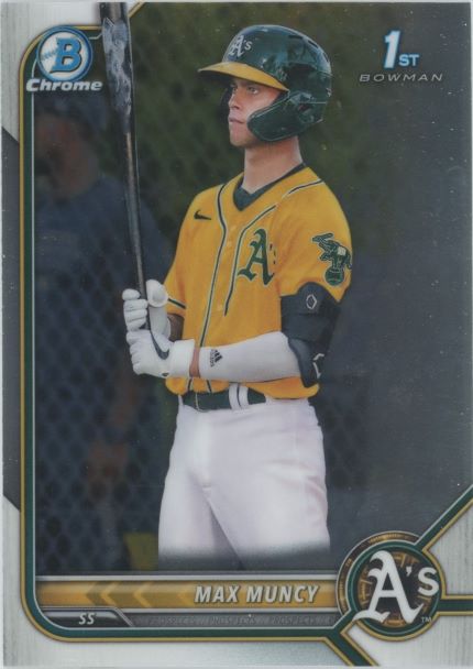 2022 Bowman Chrome Max Muncy 1st Bowman