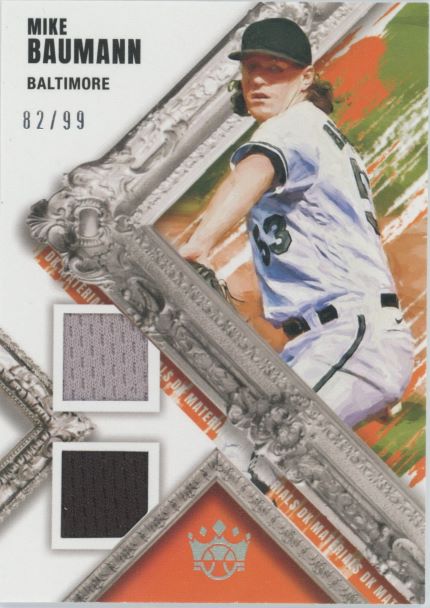 2022 Diamond Kings Mike Baumann Materials Relic Rookie #82/99