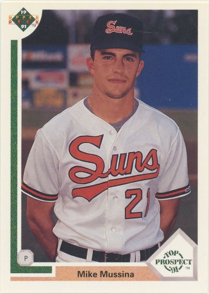 1991 Upper Deck Mike Mussina Top Prospect #65