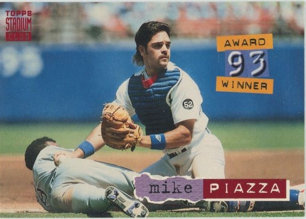 1994 Topps Stadium Club Mike Piazza Award Winner #140