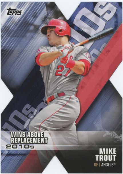 2020 Topps Mike Trout Decade of Dominance Die Cut Blue #DOD-9